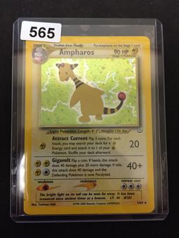 Pokemon Ampharos Neo Revelation Holofoil Rare Card 1/64