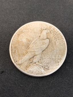 1923-S United States Peace Silver Dollar - 90% Silver Coin