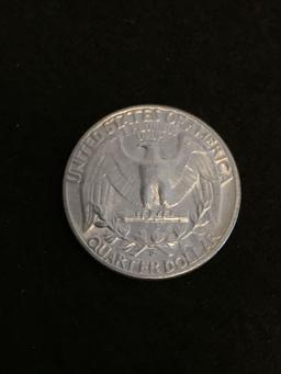 1964-D United States Washington Quarter - 90% Silver Coin