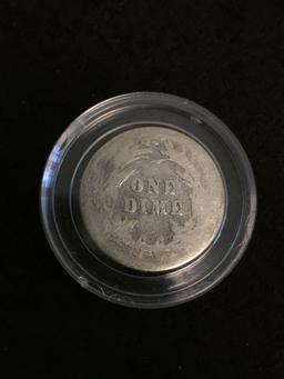 1911 United States Barber Dime - 90% Silver Coin