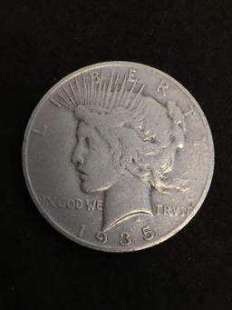 Key Date! 1935-S United States Peace Silver Dollar - 90% Silver Coin