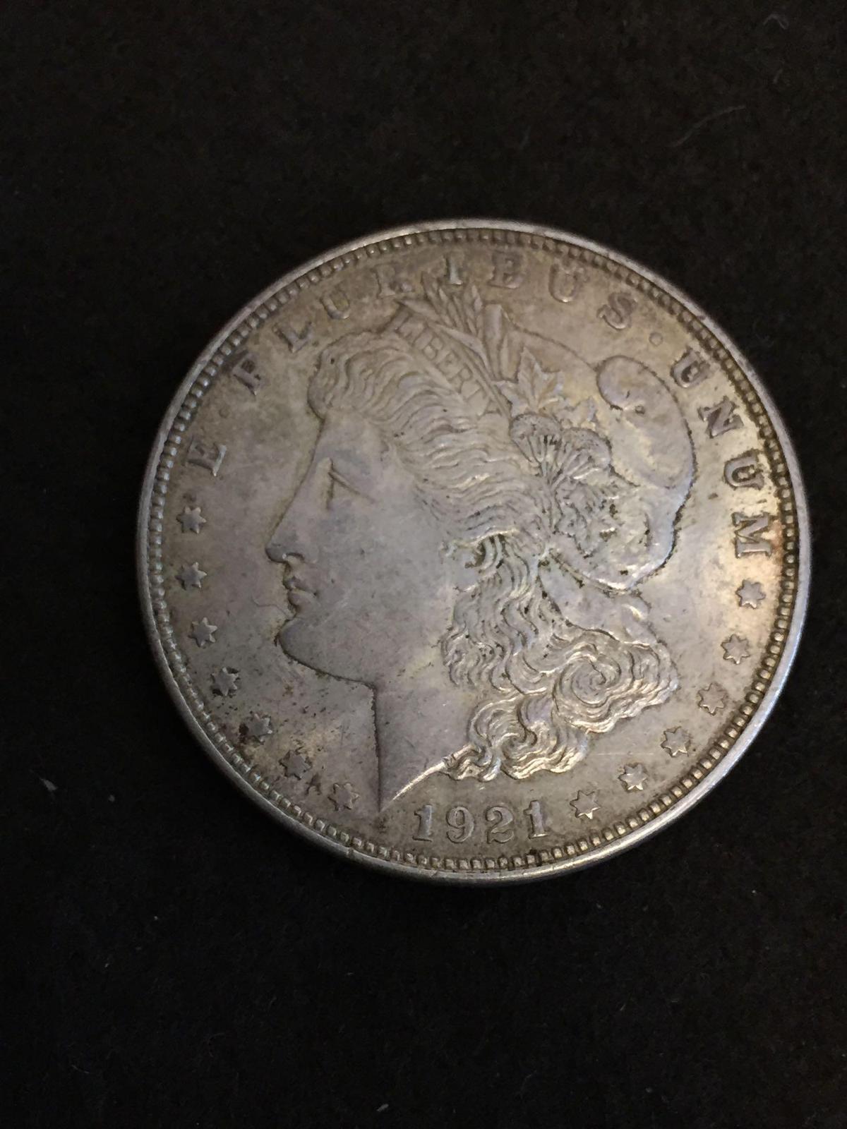 1921-D United States Morgan Silver Dollar - 90% Silver Coin