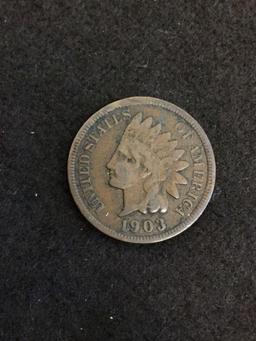 1903 United States Indian Head Penny