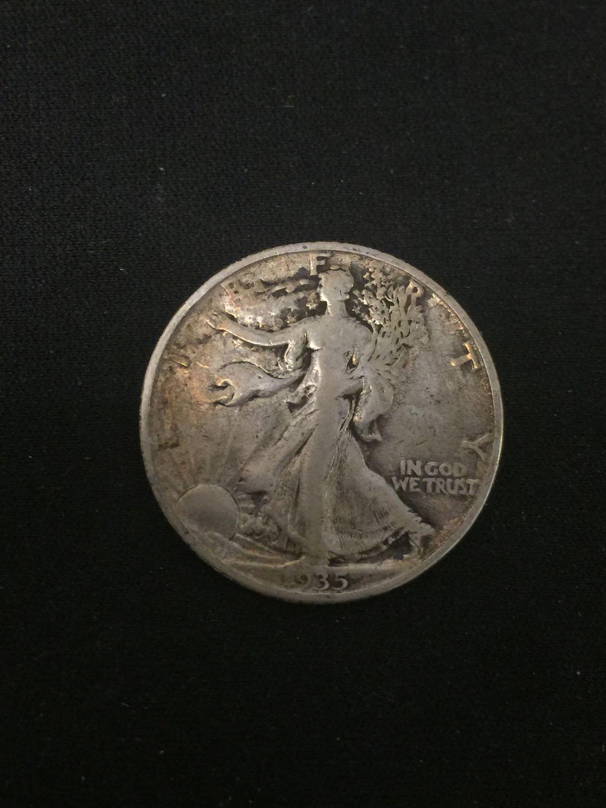 1935-D United States Walking Liberty Half Dollar - 90% Silver Coin