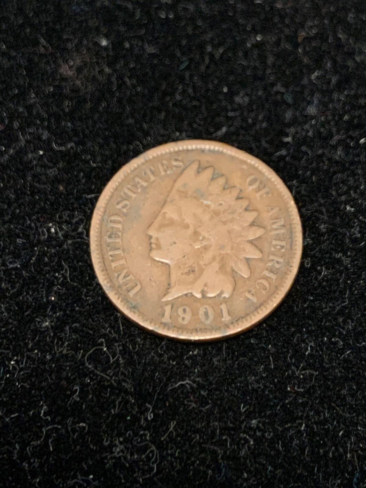 1901 United States Indian Head Penny