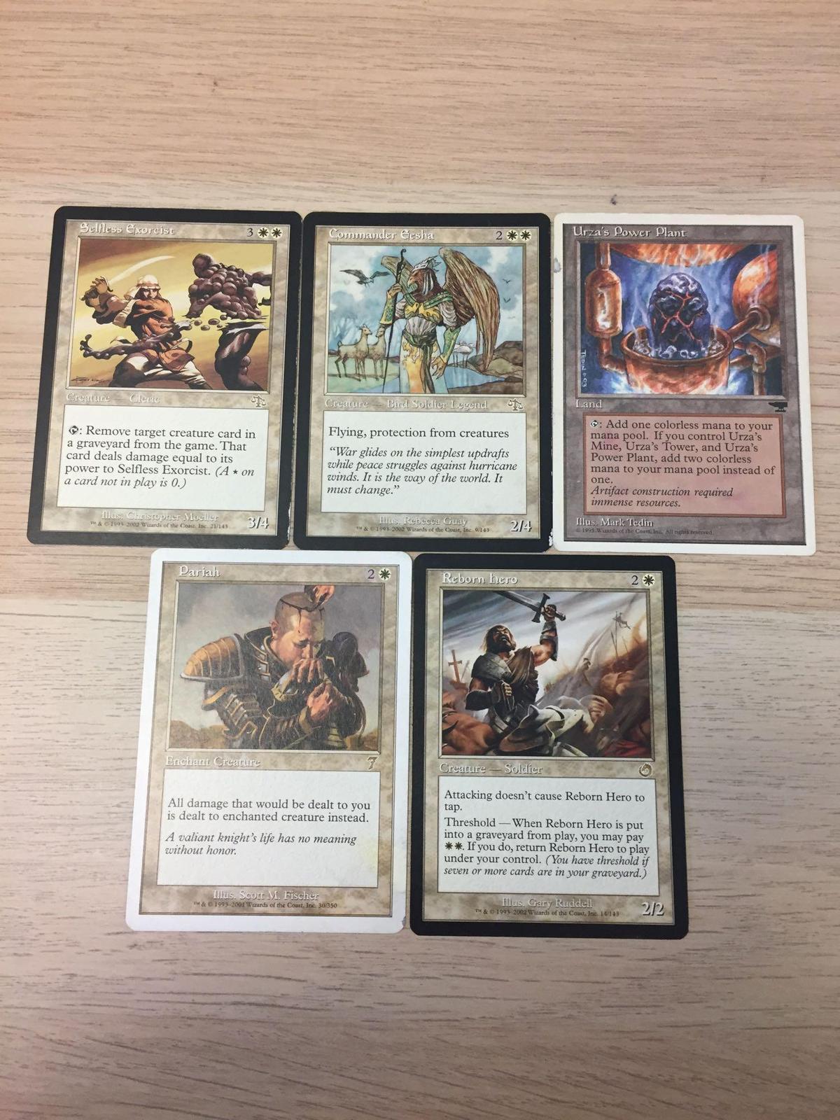 5 Card Lot of Vintage Magic the Gathering Rares & More from Collection