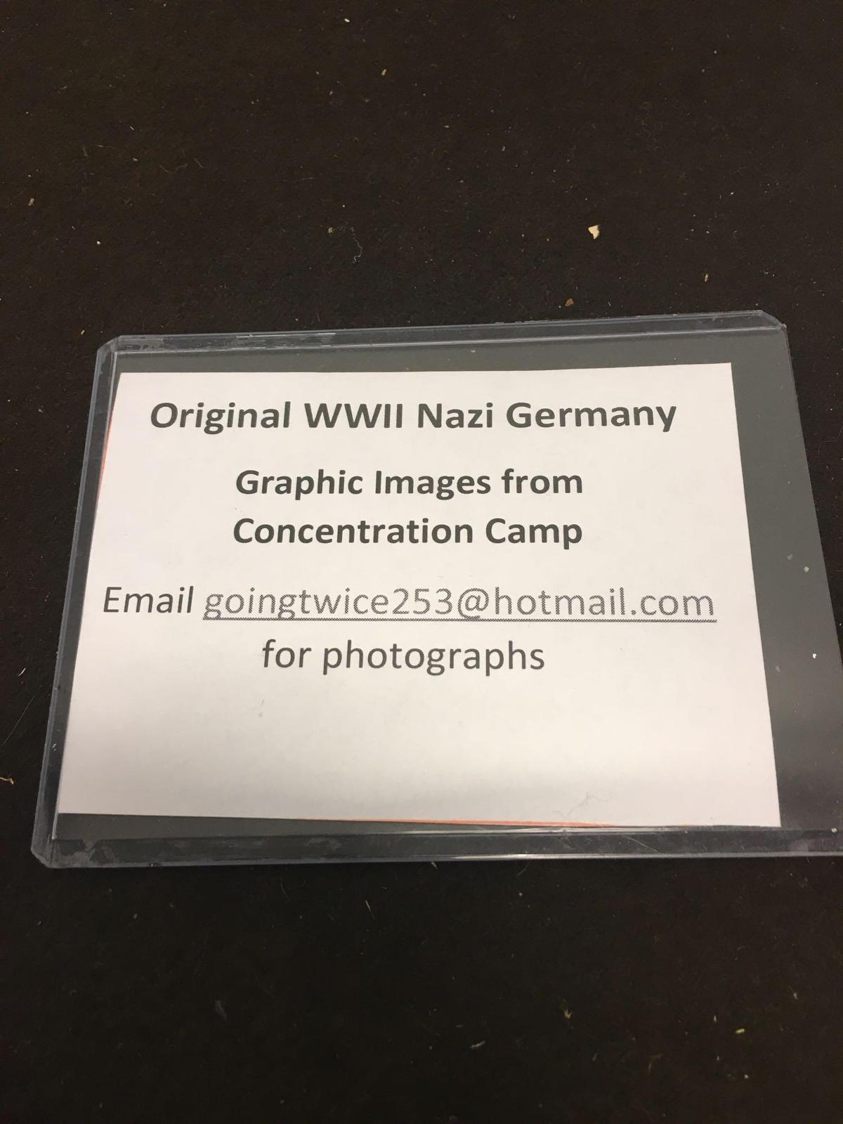 Original WWII Nazi Germany Graphic Images from Concentration Camp