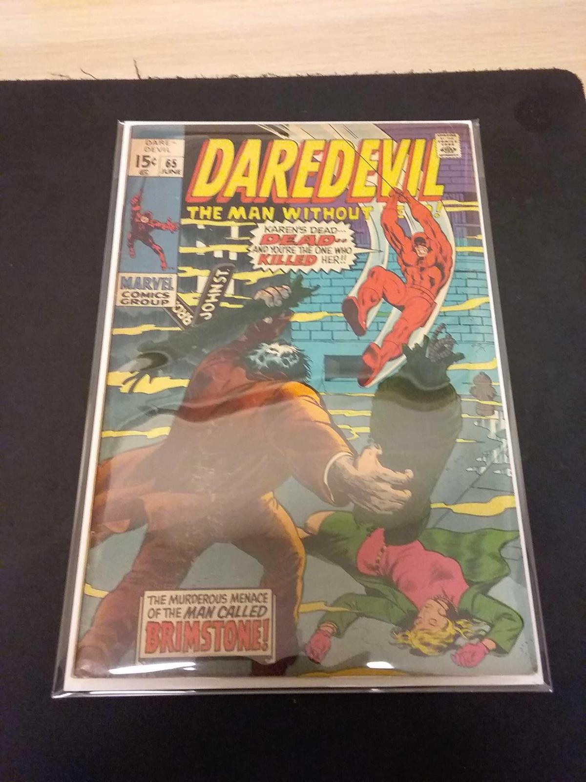 Daredevil #65 Comic Book from Estate Collection