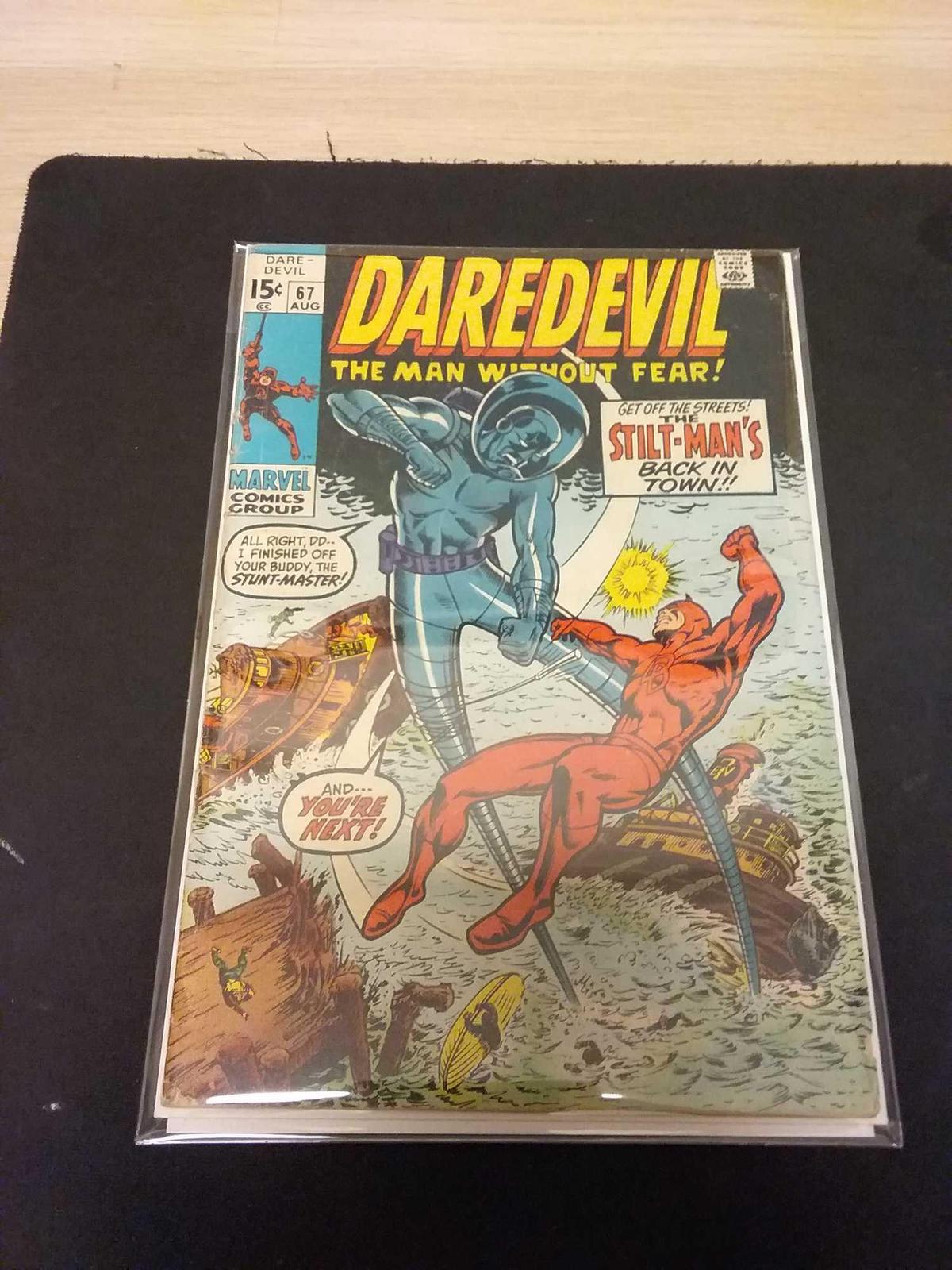 Daredevil #67 Comic Book from Estate Collection