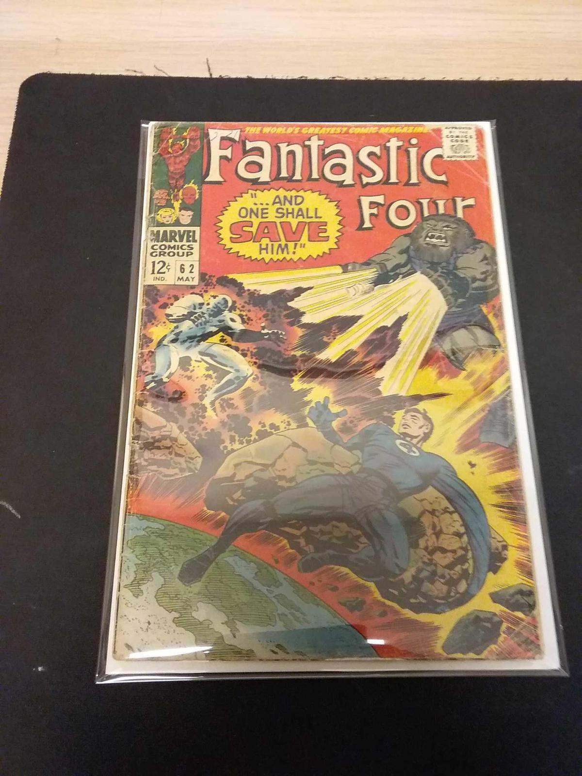 The Fantastic Four #62 Comic Book from Estate Collection