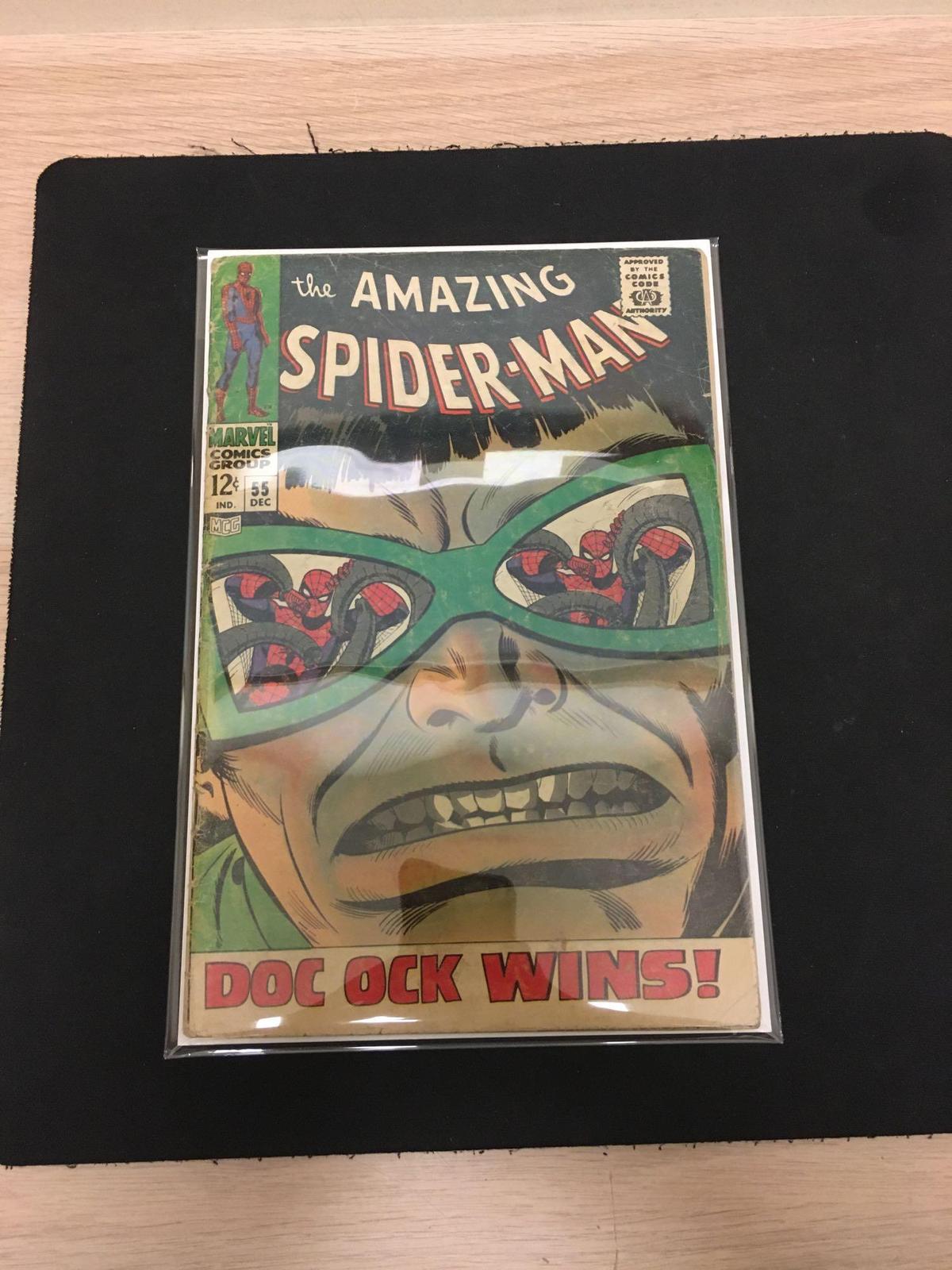 The Amazing Spider-Man #55 Comic Book from Estate Collection