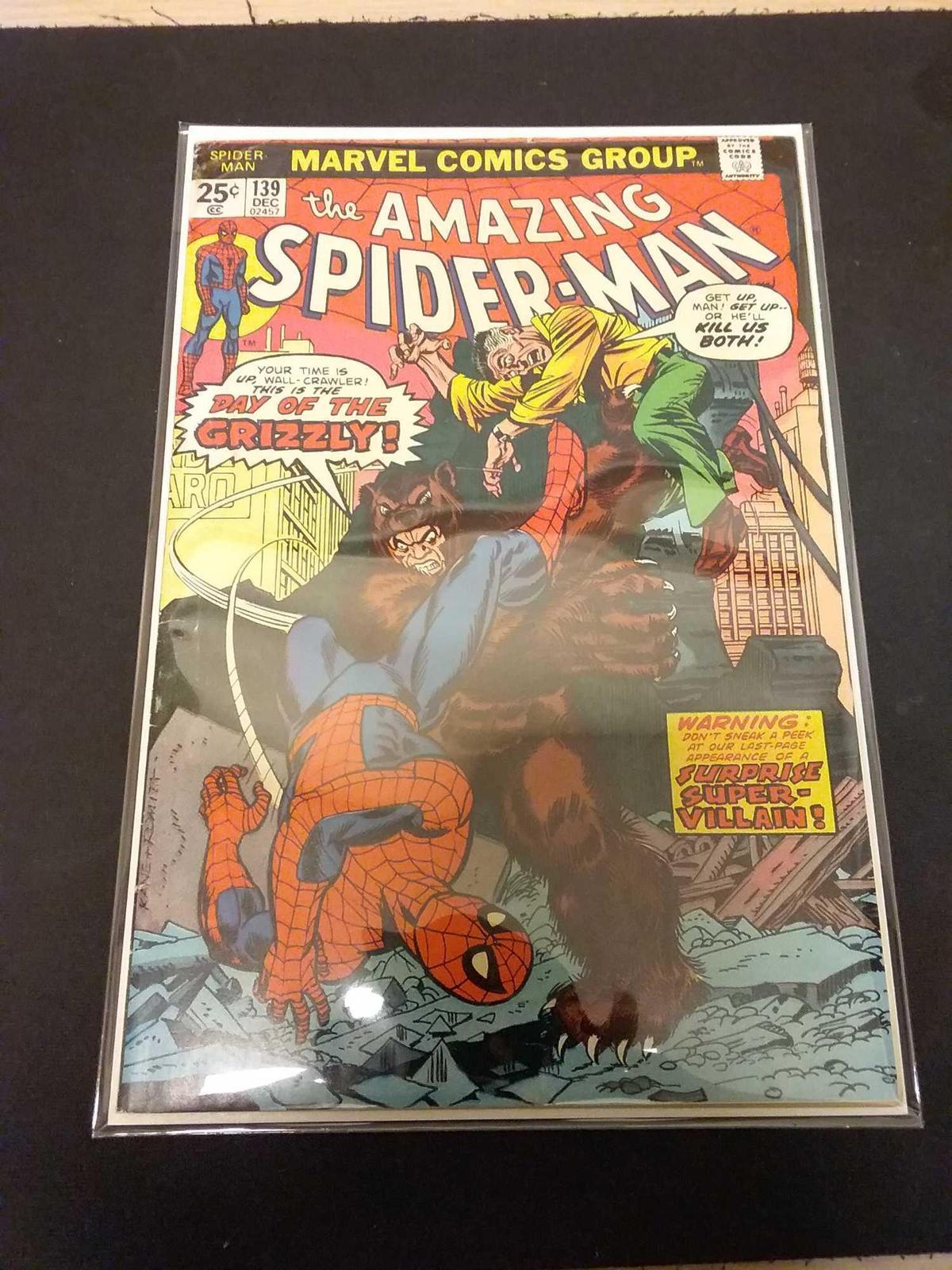The Amazing Spider-Man #139 Comic Book from Estate Collection