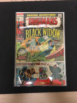 Amazing Adventures The Inhumans and Black Widow #4 Comic Book from Estate Collection