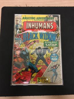 Amazing Adventures The Inhumans and Black Widow #8 Comic Book from Estate Collection