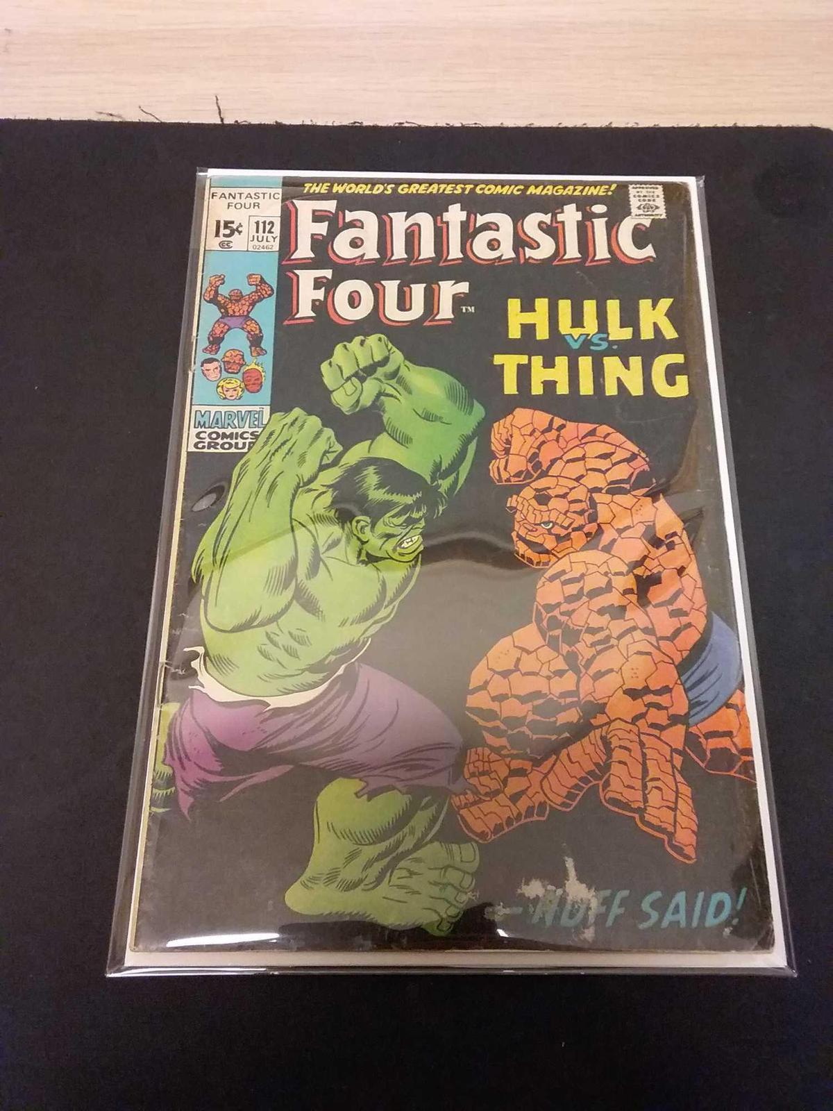 The Fantastic Four #112 Comic Book from Estate Collection