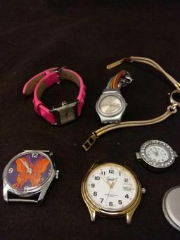 Lot of Estate Watches and Parts As Found
