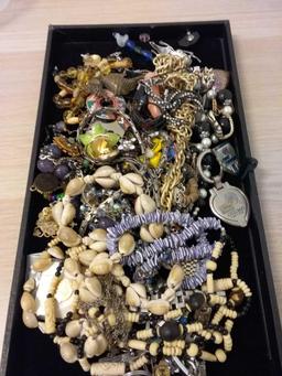 Lot of Unsearched Vintage Costume Jewelry from Estate