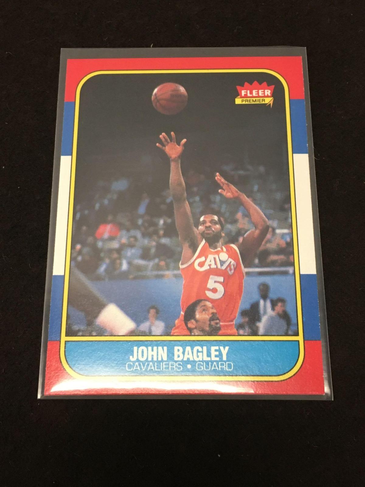 1986-87 Fleer #5 John Bagley Cavs Vintage Basketball Card