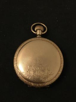 Antique Royal 14k Gold Pocket Watch Case Only from Estate - 32.0 gram of Solid Gold