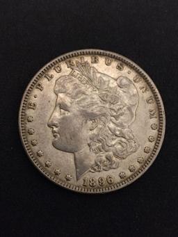 1896 United States Morgan Silver Dollar - 90% Silver Coin from Estate