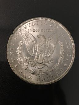 1884-CC United States Morgan Silver Dollar - 90% Silver Coin - Uncirculated Condition - in US Mint