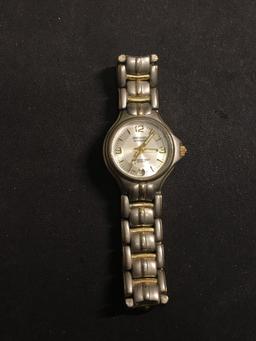 Embassy by Gruen Designer Round 25mm Bezel Two-Tone Stainless Steel Watch w/ Bracelet
