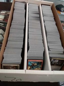 Estate 3 Row Box Full of Magic The Gathering MTG Trading Cards