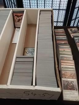 Partial 5 Row Box of Estate Magic The Gathering MTG Trading Cards