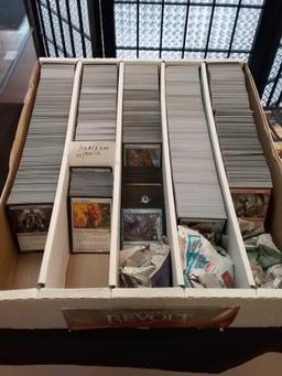 Partial Full Box of Magic The Gathering MTG Trading Cards