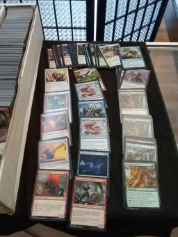 Partial Full Box of Magic The Gathering MTG Trading Cards