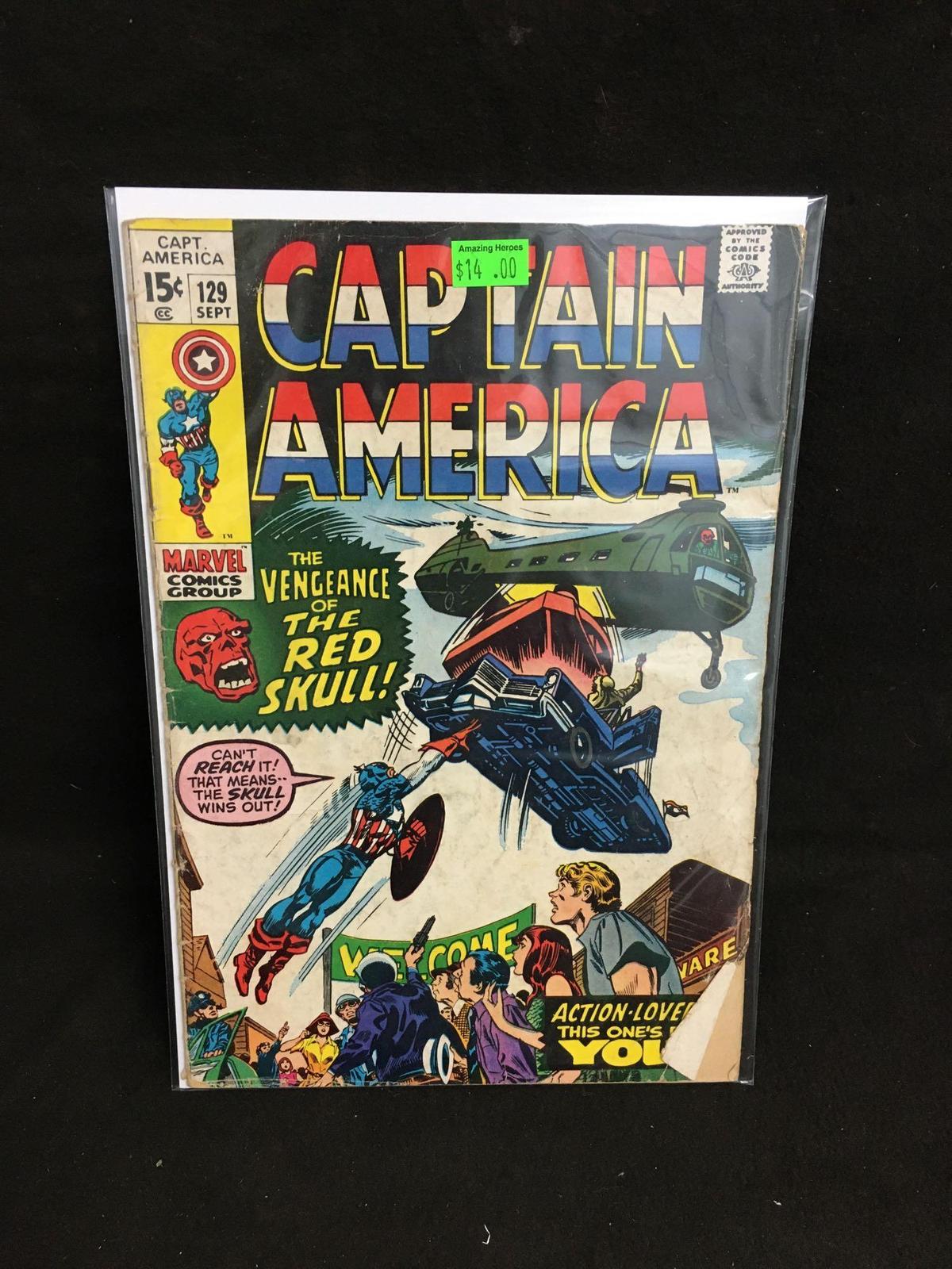 Captain America #129 Comic Book from Amazing Collection