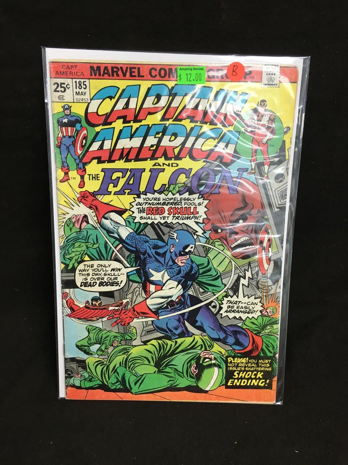 Captain America and the Falcon #185 Comic Book from Amazing Collection B