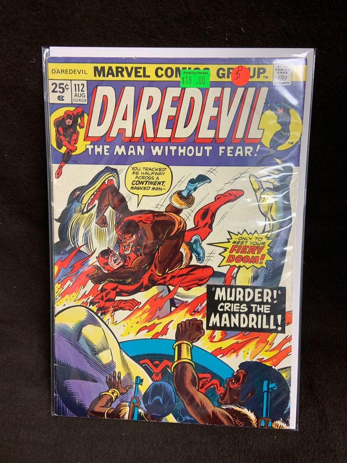 Daredevil #112 Comic Book from Amazing Collection B