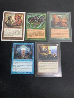 5 Card Lot of Magic the Gathering Rares Foils or Vintage Cards - Unresearched