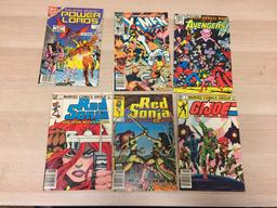 6 Count Lot of Vintage Comic Books from Estate Collection