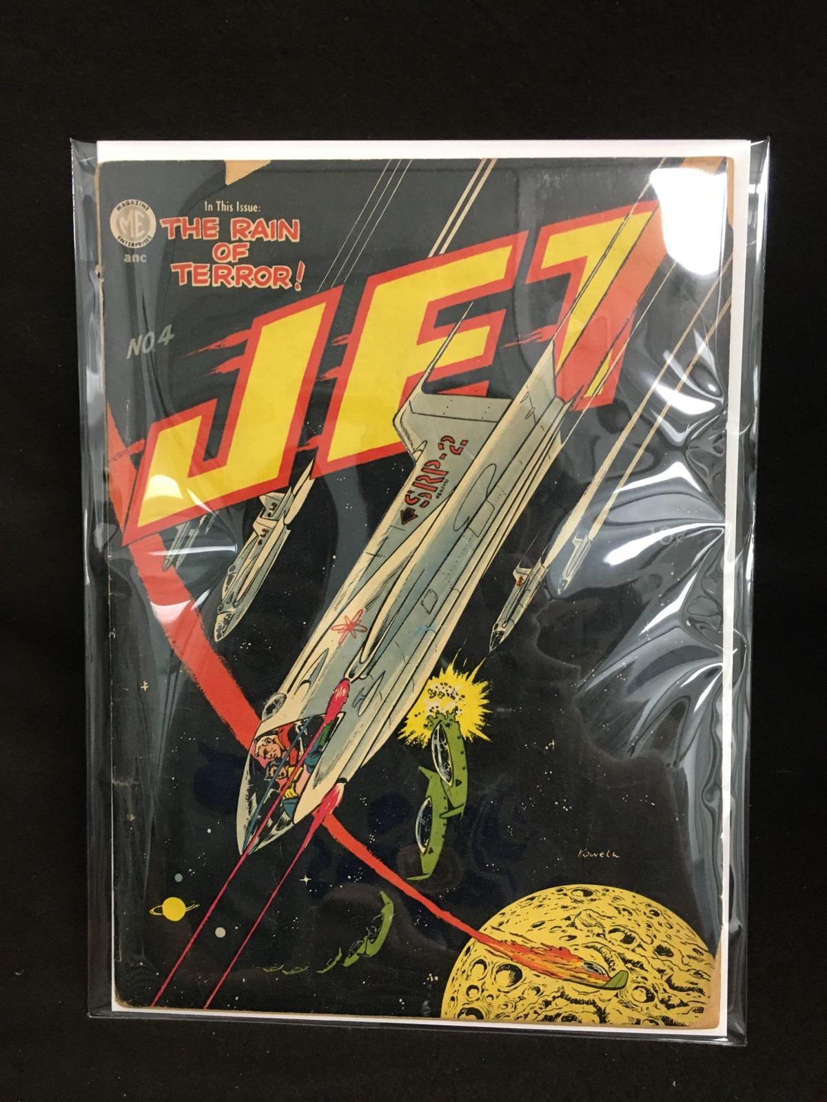 Jet #4 The Rain of Terror Vintage Comic Book - ATTIC FIND!