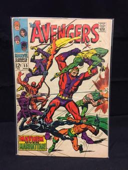 The Avengers #55 Comic Book from Estate Collection