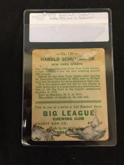 1933 Goudey #129 Harold Schumacher Giants Vintage Baseball Card