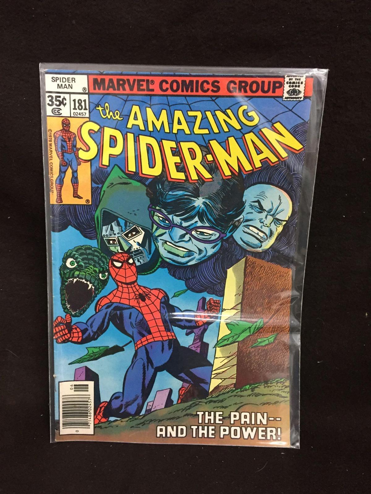 The Amazing Spiderman 181 Marvel Vintage Comic Book from Collection