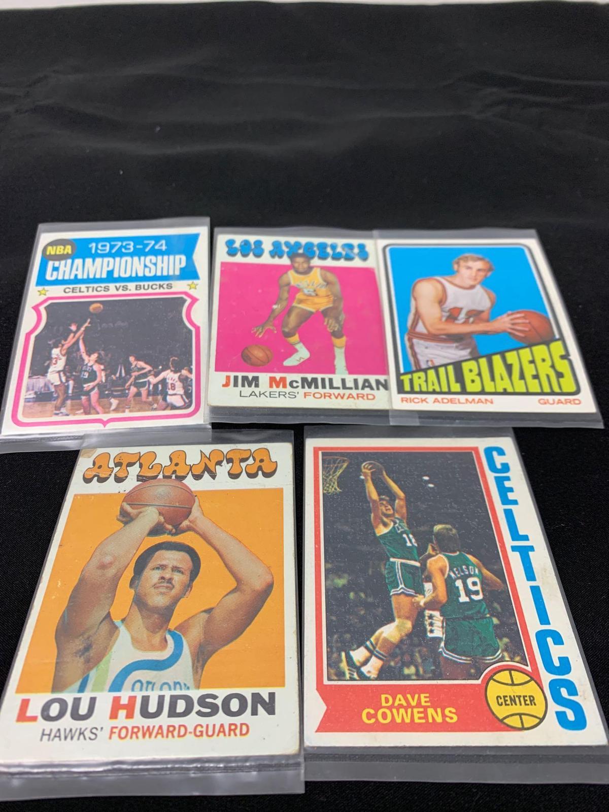 5 Card Lot of Mixed Sports Cards - Relics, Autographs, Inserts, Numbered, Stars & More!