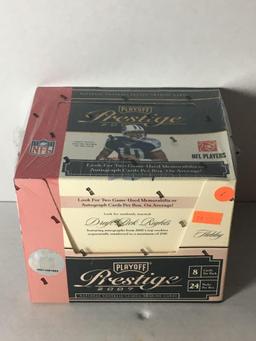 Factory Sealed 2007 Playoff Prestige Football Hobby Box from Store Closeout