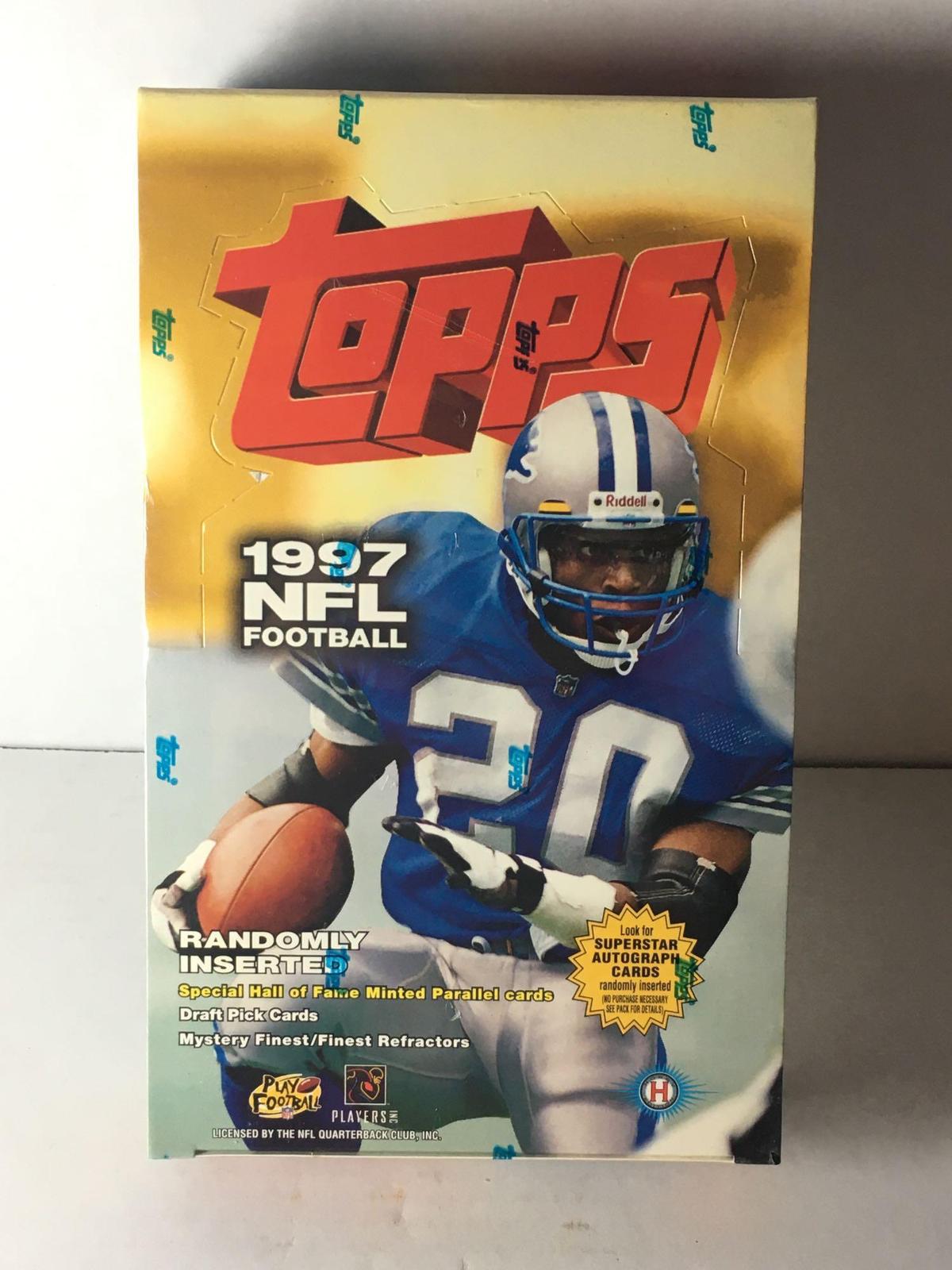 Factory Sealed 1997 Topps NFL Hobby Box from Store Closeout