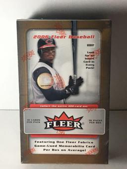 Factory Sealed 2006 Fleer Baseball Hobby Box from Store Closeout