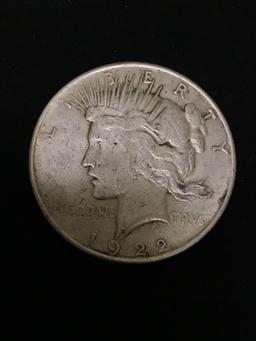 NOVELTY 1922 United States Peace Dollar - DOUBLE HEADS COIN