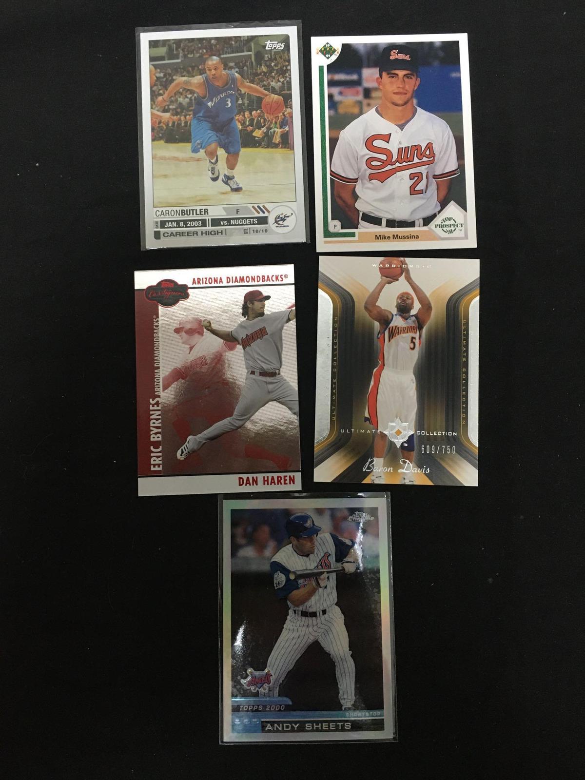 AMAZING Collection - Lot of 5 Sports Cards - Rookies, Stars, Inserts, Autos, VTG, Modern & More