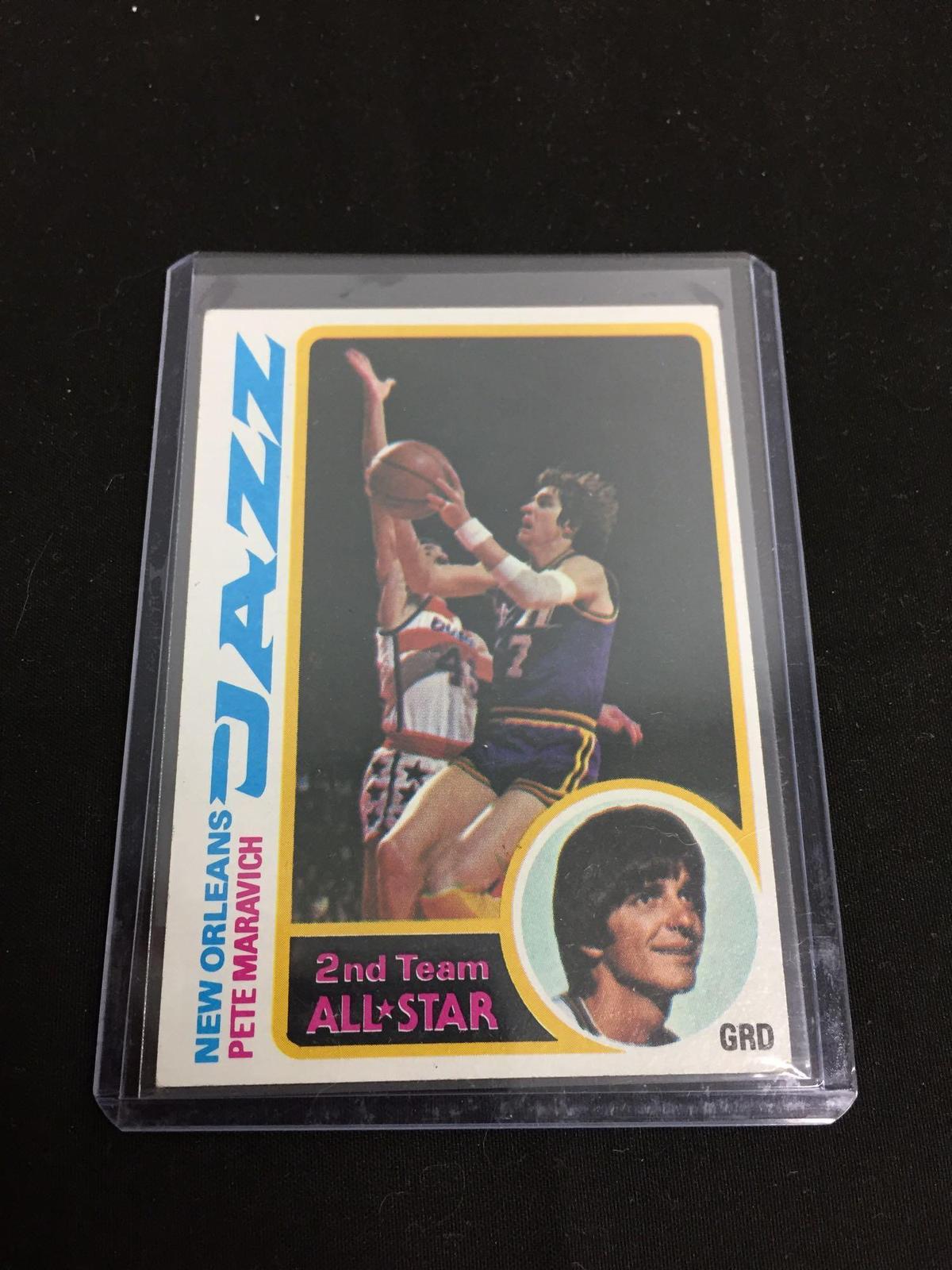 1978-79 Topps Pistol PETE MARAVICH Jazz Vintage Basketball Card