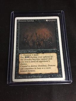 Magic the Gathering DEMONIC HORDES Revised Vintage Trading Card