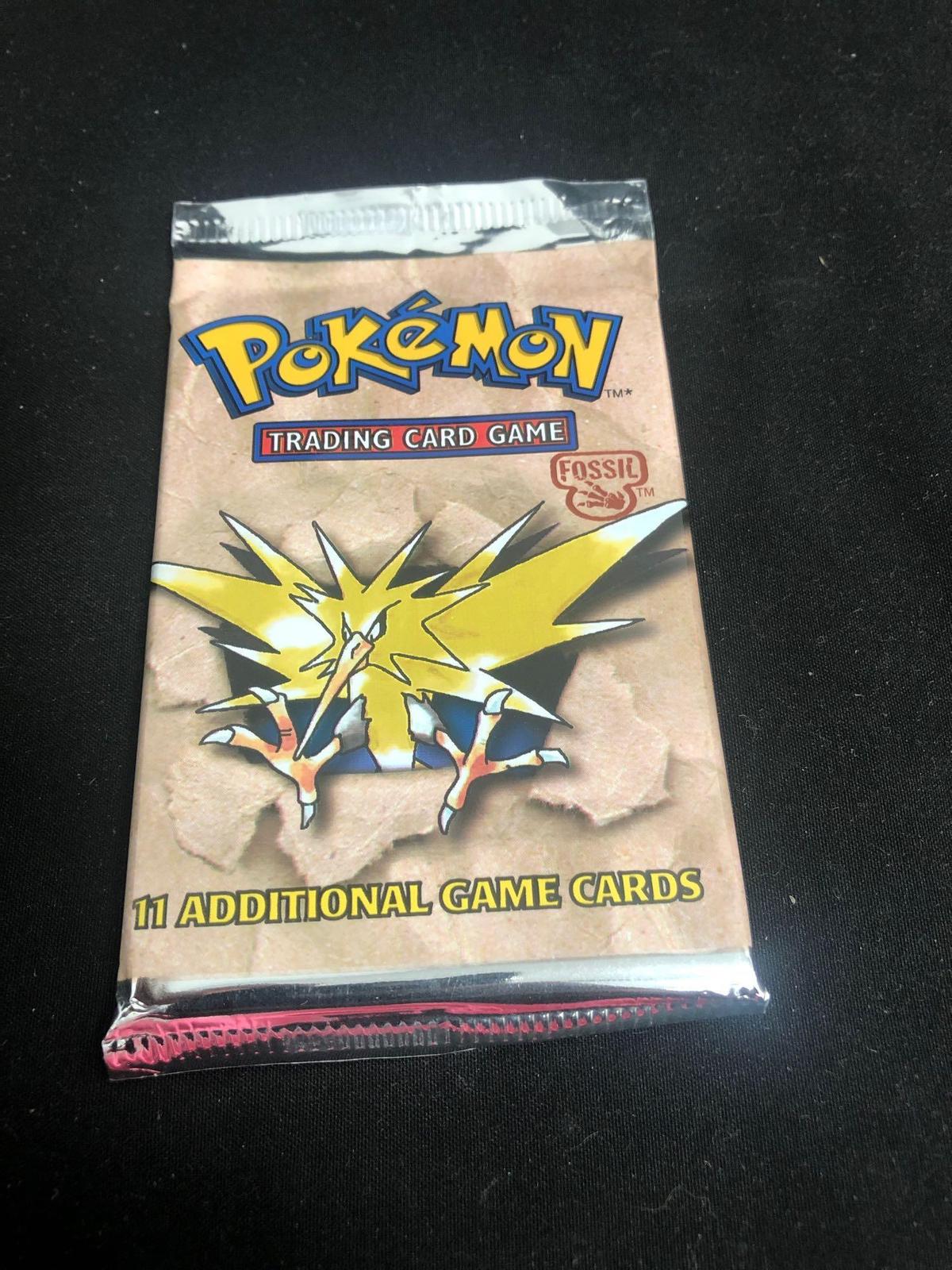 Pokemon Fossil 1st Edition 11 Card Booster Pack - SEE DESCRIPTION