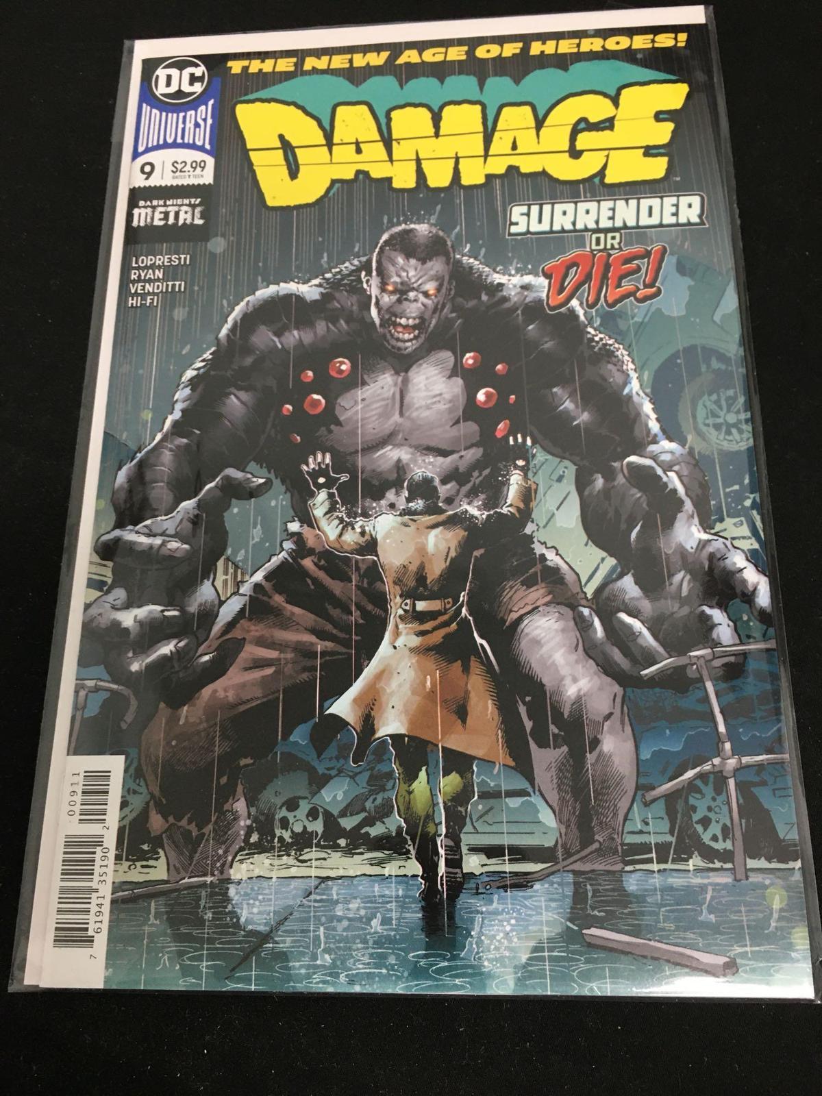 Damage #9 Comic Book from Amazing Collection