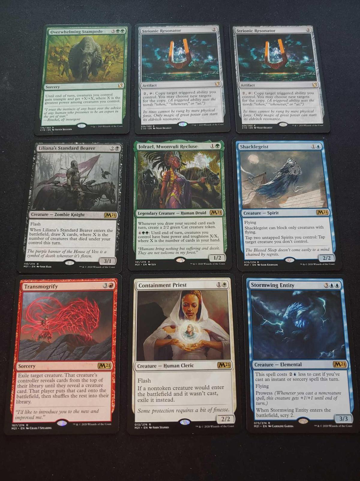 Mtg Rare lot of 9